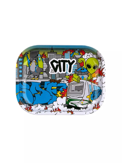 BANDEJA DE METAL ALIEN SQUADAFUM PEQUENA - comprar online