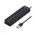 Hub USB 3.0 Divisor USB, 7 em 1 Adaptador USB Interruptor Independente Doca cabo de 30cm