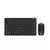 Kit Mini Teclado e Mouse USB - 1200DPI, Cabo 1.8M, Preto - Vinik DC120