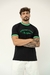 Camiseta Slim Fit Athletic Preta.