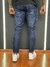 CALÇA JEANS ESCURA C/ PUÍDOS LEVES - Miranda Store