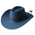 Chapéu de cowboy ocidental do vintage cor sólida bacia chapéu de aba larga - comprar online