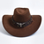 Camurça Chapéus de Cowboy artificiais, Chapéu Vintage Cowgirl