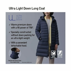 Parka Uniqlo Mujer Ultra Light Down - Azul Marino - comprar online