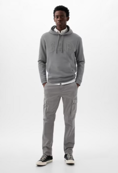 Buzo GAP c/Capucha - Gris Pilot - comprar online