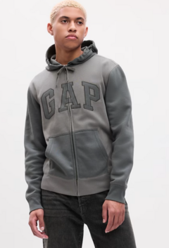 Campera GAP c/Capucha - Gris Shadow