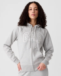 Campera GAP c/Capucha - Gris Claro