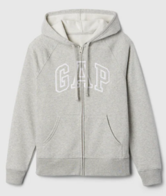 Campera GAP c/Capucha - Gris Claro - USA ORIGINAL 