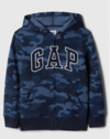 KIDS- Campera GAP c/Capucha - Azul Camuflado