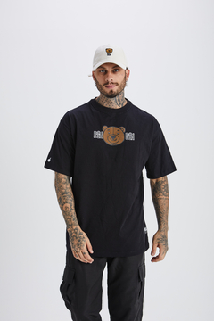 Camiseta Oversized Buh Teddy Preta