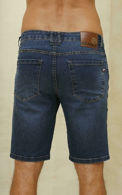 Bermuda Jeans Slim - Beagle Azul Escuro - Dksl Store