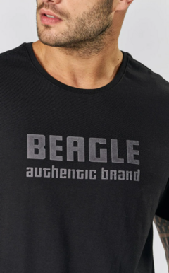 Camiseta Beagle - Estampada Preta