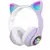 Fone de Ouvido Estilo Gatinho Sem Fio com Led Infantil Boy Girl Toy - MiGaRa World