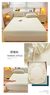 Imagem do Lençol de algodão macio equipado com elástico, monocromático Capa de Colchão, individual, duplo, king, queen bed, 140, 150, 160, 180, 200