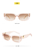 Óculos de sol retangular para mulheres super luxo - loja online