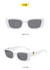 Óculos de sol retangular para mulheres super luxo - loja online