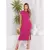 Vestido Midi Canelado Com Manga e Gola Alta / Fenda Lateral / Vestido Feminino Premium - loja online