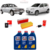 KIT TROCA DE OLEO 15W40 E FILTROS F3 FIAT. UNO 1.4 8V FIRE EVO FLEX 2010/2016