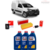 KIT TROCA DE OLEO 15W40 E FILTROS F3 FIAT. FIORINO 1.4 8V EVO FLEX 2013/2016