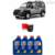 KIT TROCA DE OLEO 15W40 E FILTRO F1 FIAT. DOBLO 1.8 8V FLEX 2003/2006