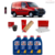 KIT TROCA DE OLEO 15W40 E FILTROS F3 + LIMPA AR FIAT. DOBLO 1.6 16V 2001/2005