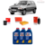 KIT TROCA DE OLEO 15W40 E FILTROS F3 FIAT. UNO 1.0 8V FIRE FLEX 2005/2015