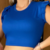 Blusinha Gola Canoa Cor Azul: Elegante e Azul