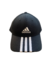 Boné adidas Baseball 3 Listras Unissex - Preto