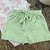 Conjunto Body Floral e Saia Shorts Verde - Anjos Baby na internet