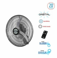 VENTILADOR PARED LILIANA WC2016 20"(90 watts Control Remoto)