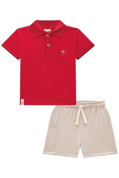 Camisa Polo e Bermuda Lucboo - comprar online