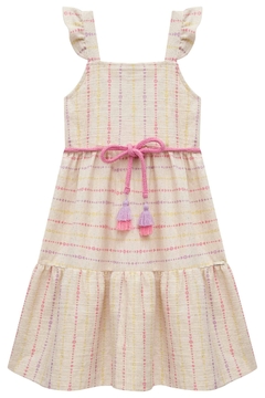 Vestido em moletinho textura Infanti - Mini My