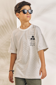 Camiseta em Cotton listras Johnny Fox - comprar online