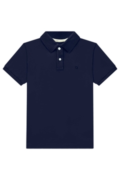 Camisa polo em malha piquet Lucboo