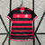 Camisa Flamengo I 24/25 - Torcedor Adidas Feminina - Preta e vermelha