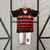 Kit Infantil Flamengo I 24/25 - Adidas - Vermelha e preta