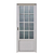 Puerta de aluminio blanco 25 mm Linea Herrero - tienda online