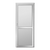 Imagen de Puerta de aluminio blanco Linea Herrero reforzada 36 mm con revestimiento doble tubular