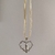 Collar Gamuza Heart Blanco