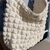 Bolso Playero Waffle Crema - tienda online