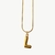 Imagen de Collar Inicial Hailey Gold