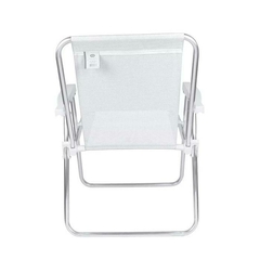 Silla Plegable Aluminio Sannet Blanco - comprar online