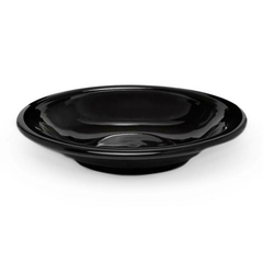 PLATO CERAMICA HONDO NEGRO