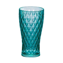 Vaso Acrilico Glamour 500Ml Carol Azul