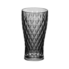 Vaso Acrilico Glamour 500Ml Carol Gris