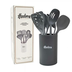 Set X6 Utensilios Nylon Blanco O Gris Hudson