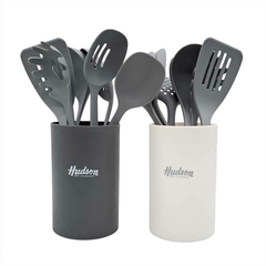 Set X6 Utensilios Nylon Blanco O Gris Hudson - comprar online