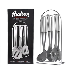 Set X6 Utensilios Nylon/acero Hudson