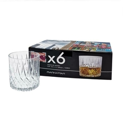 Vaso Whisky Manhattan 310Cc Pack X6