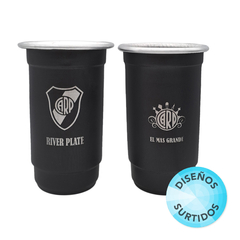 Vaso Aluminio Negro 1 Lt. River